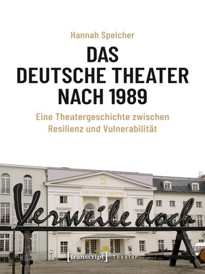 cover image of Das Deutsche Theater nach 1989